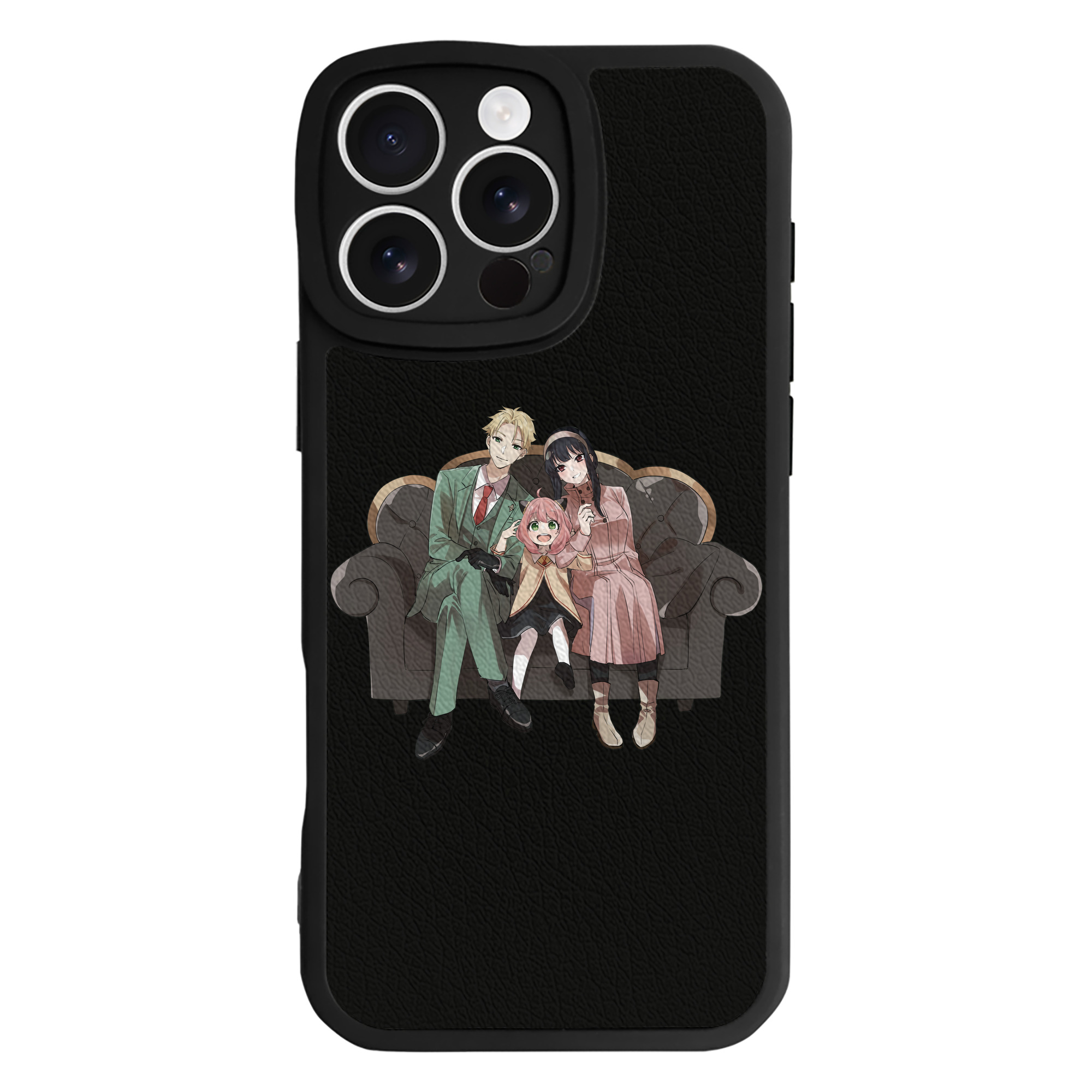 （画像用） SPY×FAMILY间谍家家酒 【iPhone 16シリーズ対応】シリコンスマホケース（レザー調） 材質：シリコン